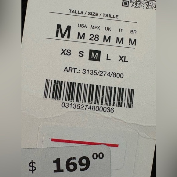 Zara Woman Collection Black Crinkled Midi Dress – Size Medium – Brand New - Picture 12 of 12